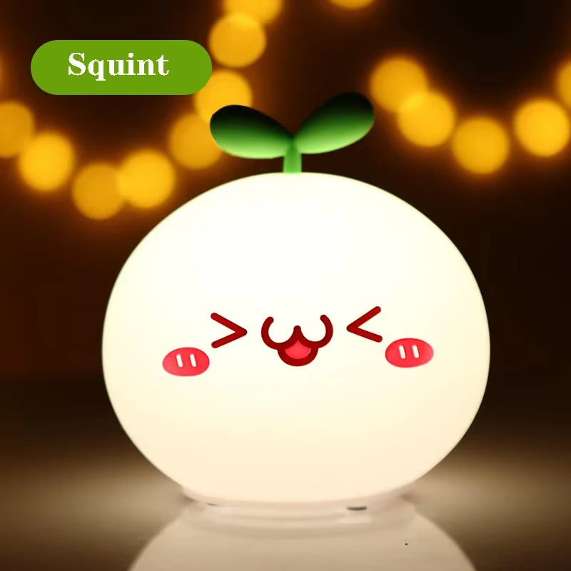 LED Night Light Anime Figure USB Soft Silicon Touch Sensor Cartoon 5V 1200 Mah 8 Hours Working Kids Kawaii Room Decor Nihgt Lamp