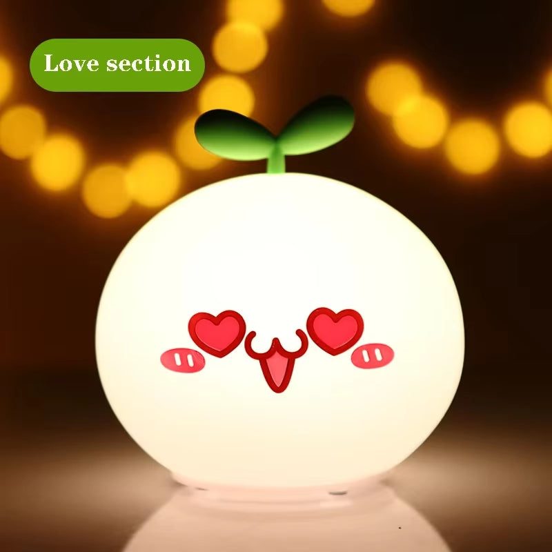 LED Night Light Anime Figure USB Soft Silicon Touch Sensor Cartoon 5V 1200 Mah 8 Hours Working Kids Kawaii Room Decor Nihgt Lamp
